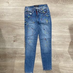 Etienne Marcel- painted jeans